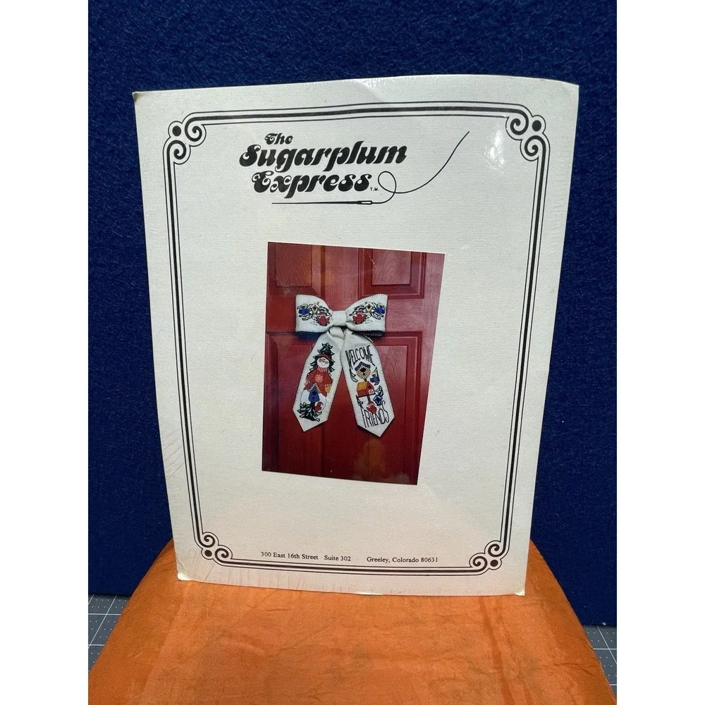 Sugarplum Express Welcome Friends Snowman Bow Cross Stitch‎ Kit 11